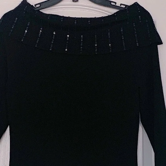 Katherine Barclay Black Sweater Size M - Picture 2 of 5